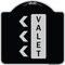 Signmission Valet Left Arrow Heavy-Gauge Aluminum Architectural Sign, 18" x 18", BS-1818-22770 A-DES-BS-1818-22770 - alternate 1
